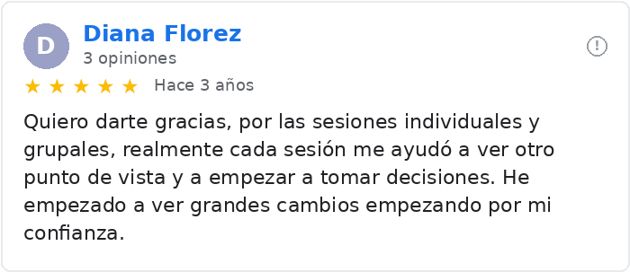 Reseña de Google sobre Adriana Barbosa 4 de 7
